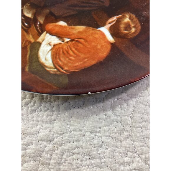 Set of 3 Plates Norman Rockwell Heritage Collection Limited Edition By Knowles - Picture 4 of 8